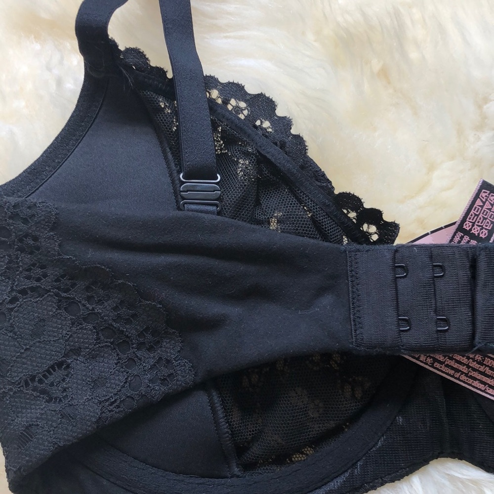 NWT Victoria’s Secret black lace BBV bra panty set - Picture 4 of 4
